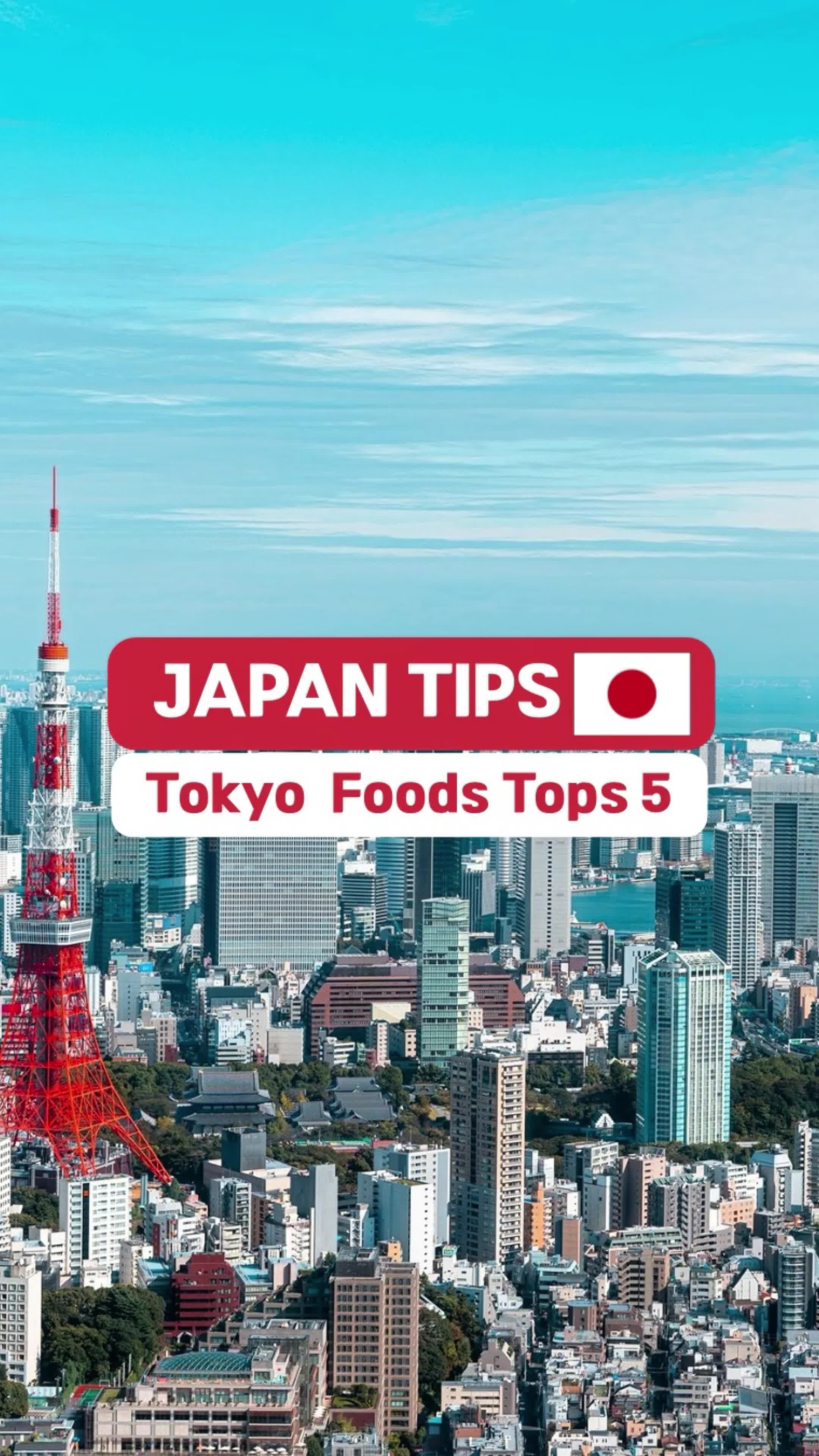 5 Restaurants in Tokyo