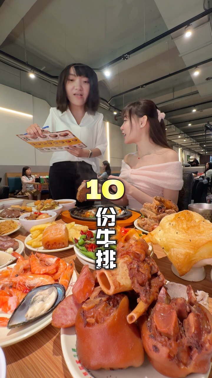 Buffet With Unlimited Dishes And Main Courses