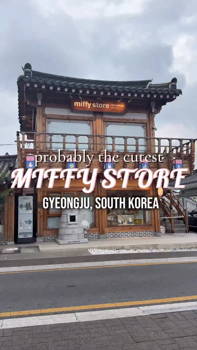 Miffy Store's Hanok Design and Exclusive Merchandise