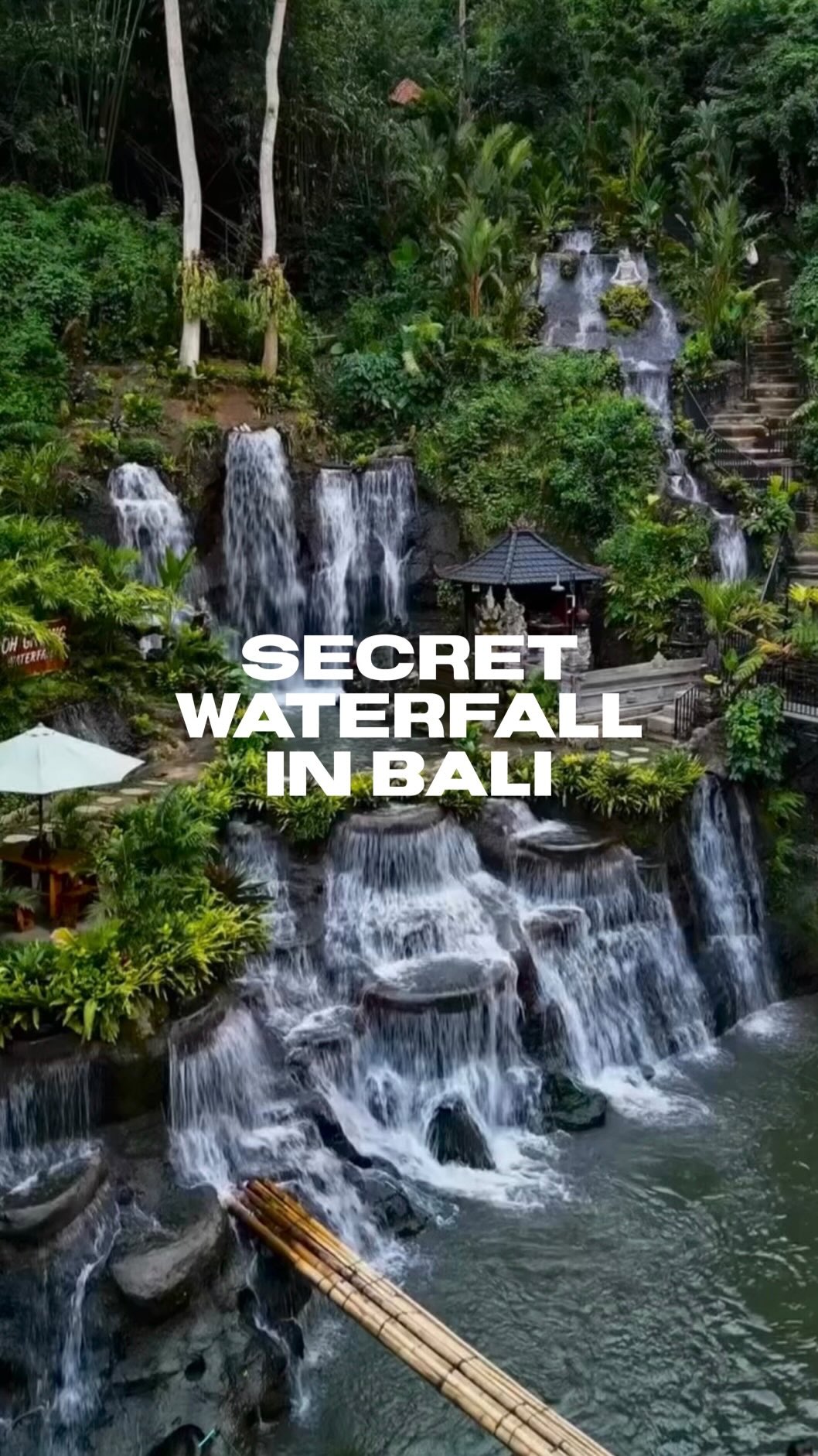 Bali's Secluded Poh Gading Waterfall