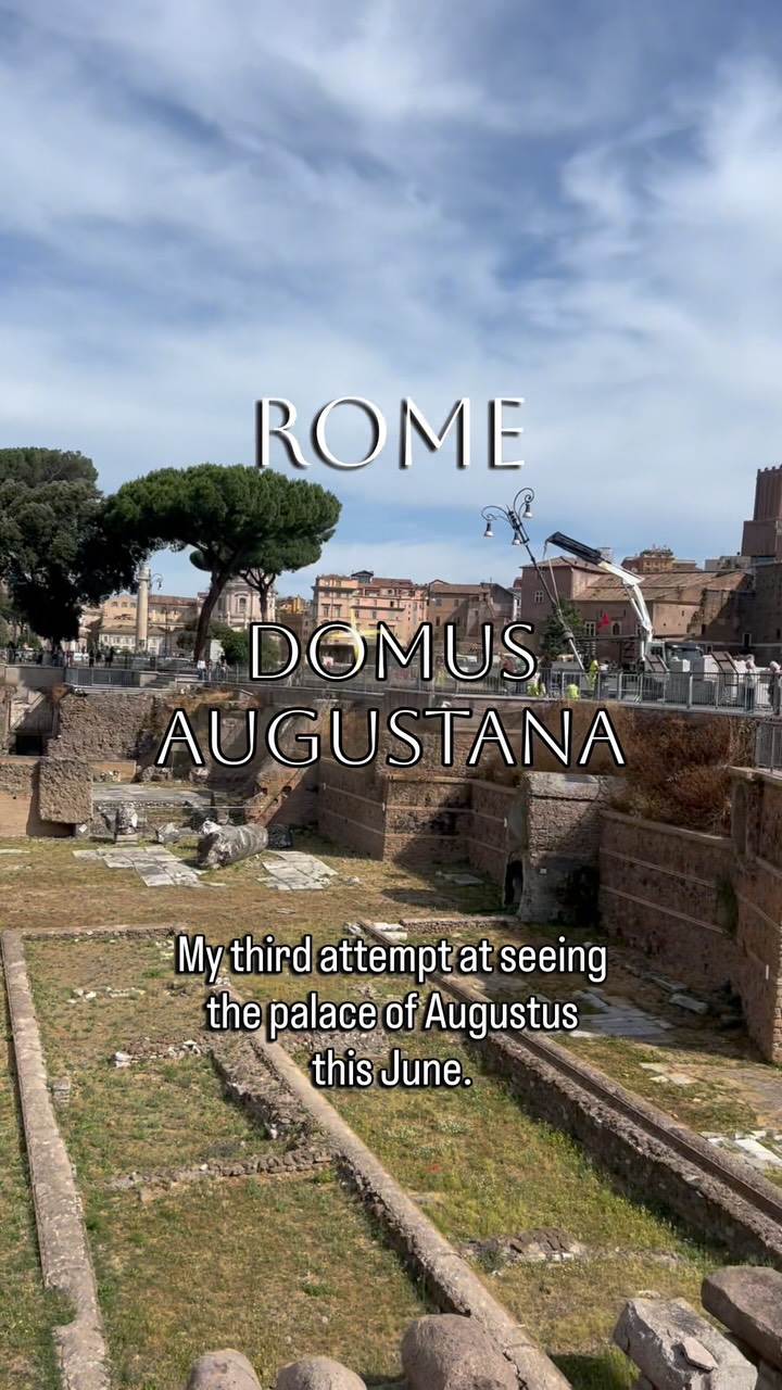Ancient Roman Palaces on Palatine Hill