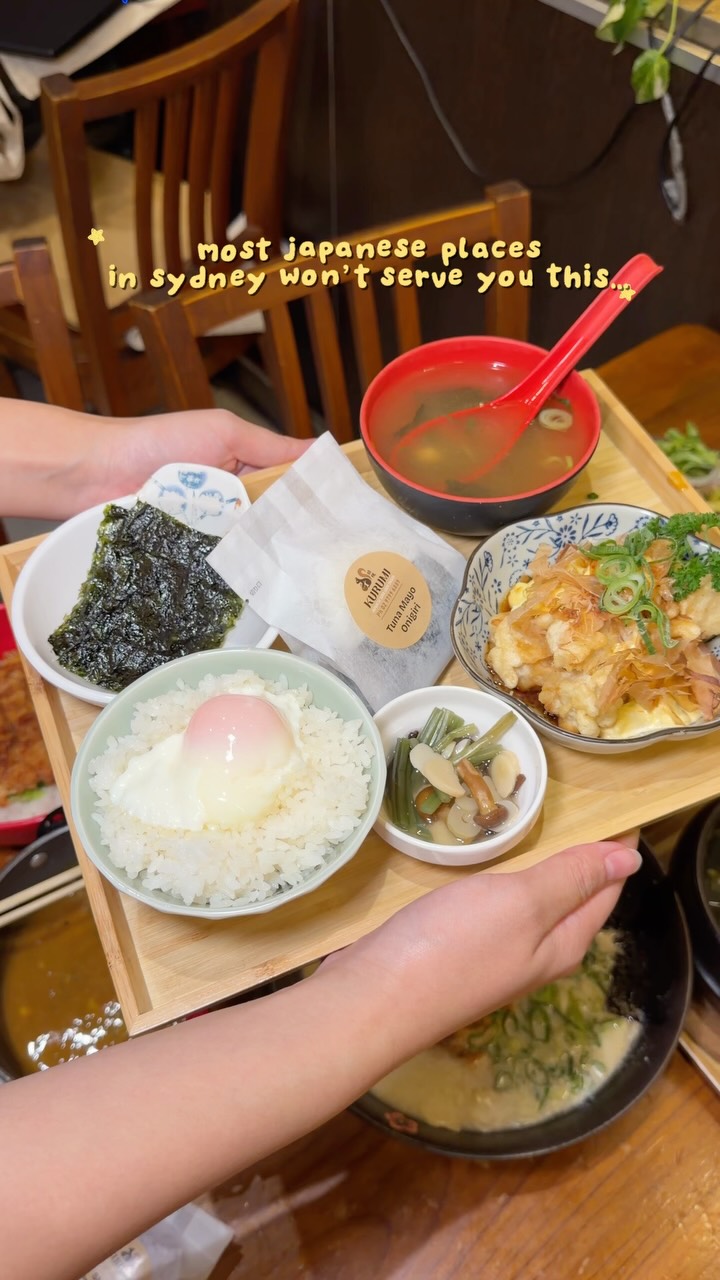 Ashfield Cafe's Japanese Tray Meal