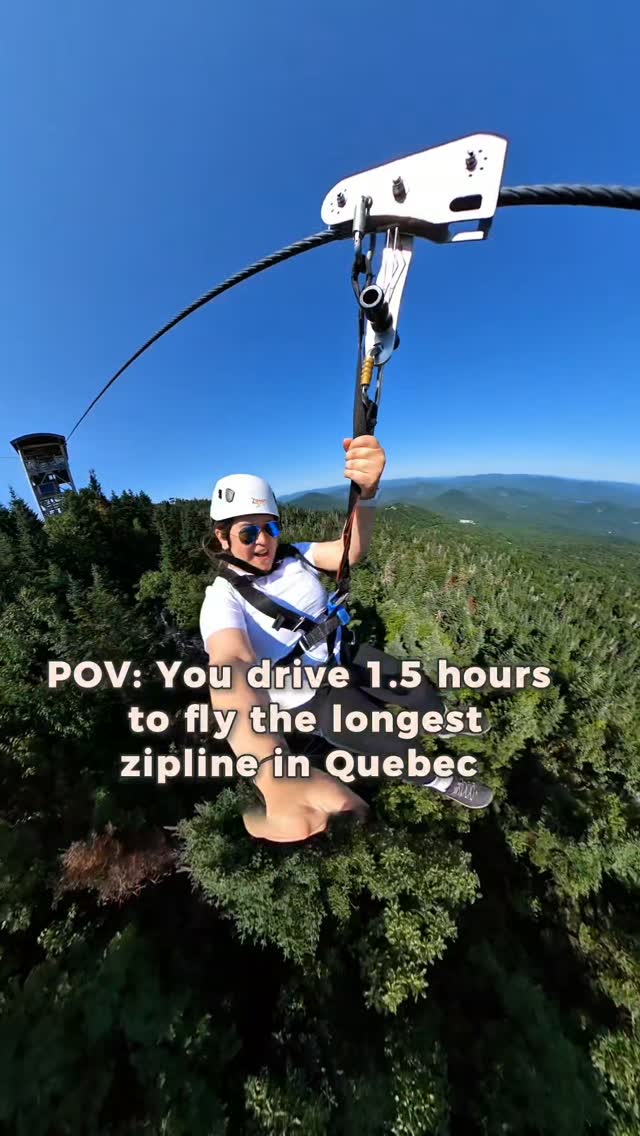Quebec's Longest Zipline Adventure Near Mont-Tremblant