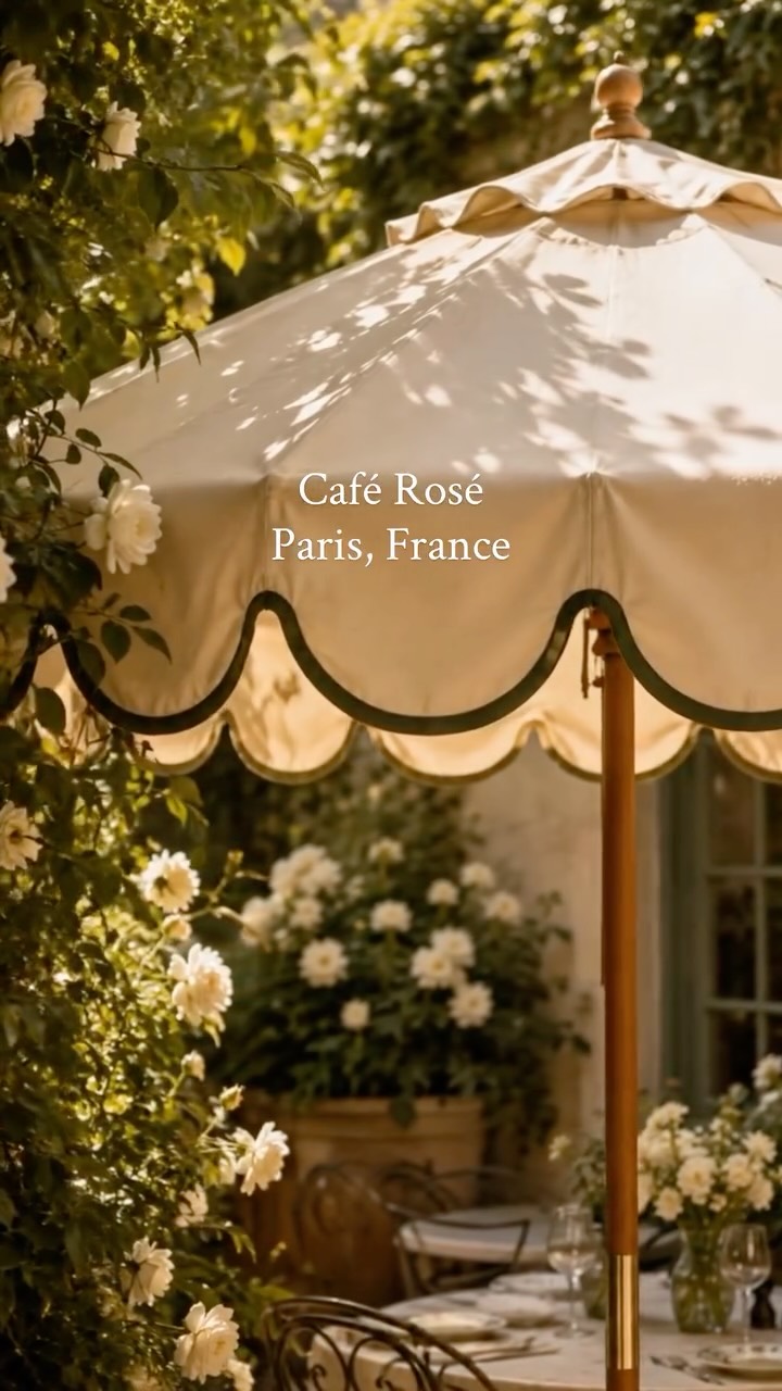 Parisian Garden Cafe With Conservatory Architecture