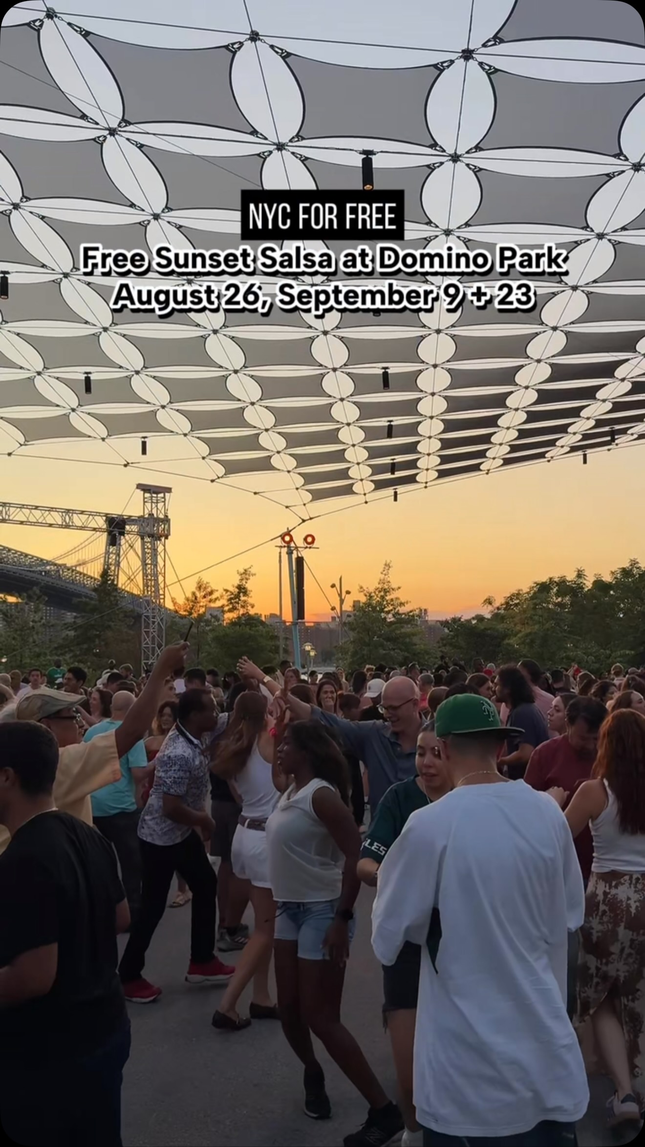Domino Park Offers Free Salsa Lessons
