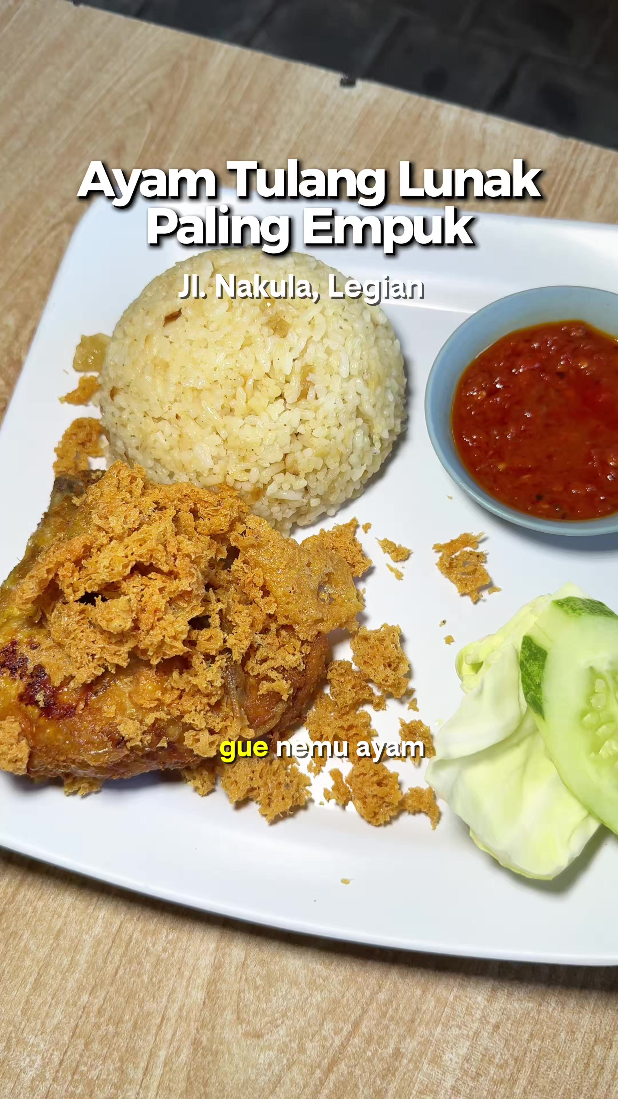 Must-Try Soft Bone Chicken in Legian