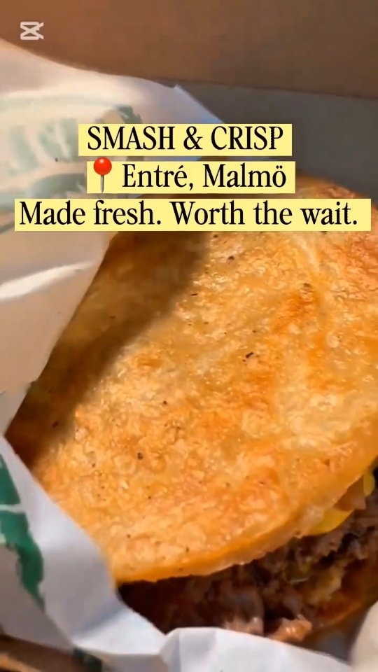 Malmö's Signature Paratha Smash Burger