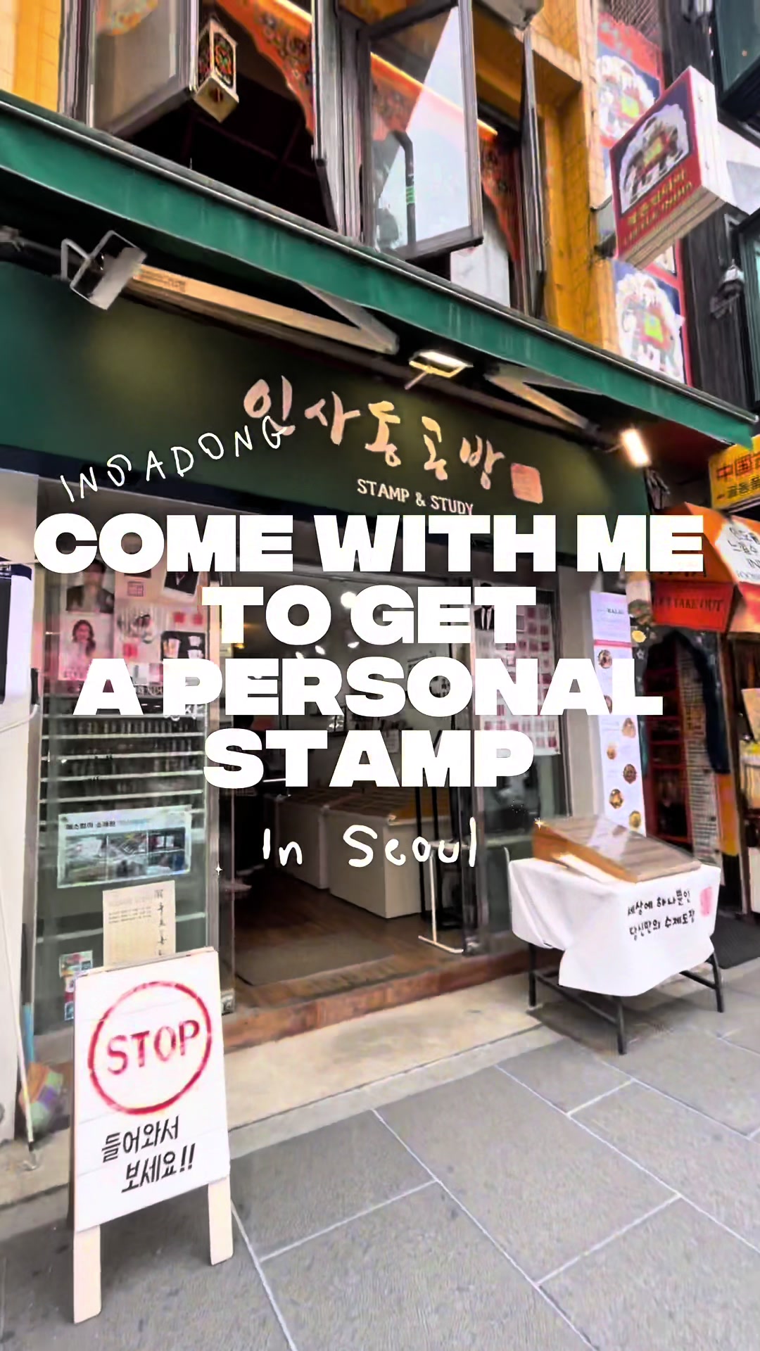 Personal Stamp Making Experience In Seoul