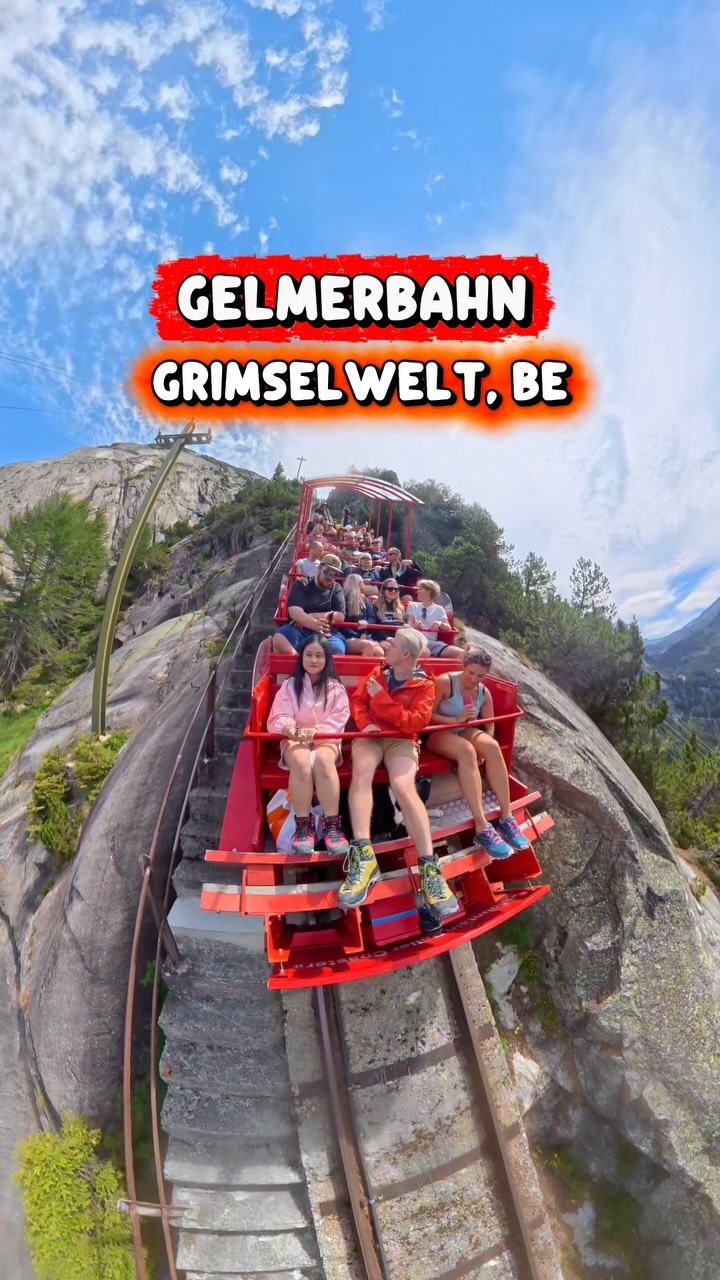 Europe's Steepest Funicular Ride Atop Grimselwelt