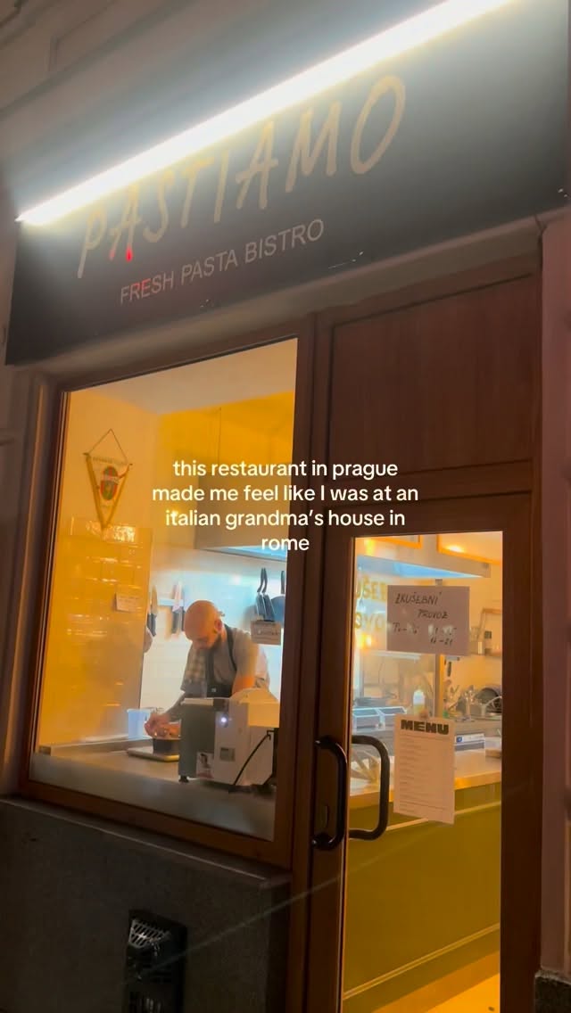 Prague's Pastiamo Serves Handmade Pasta