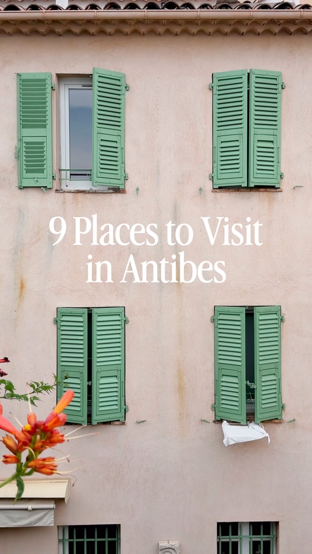 6 Places in Antibes