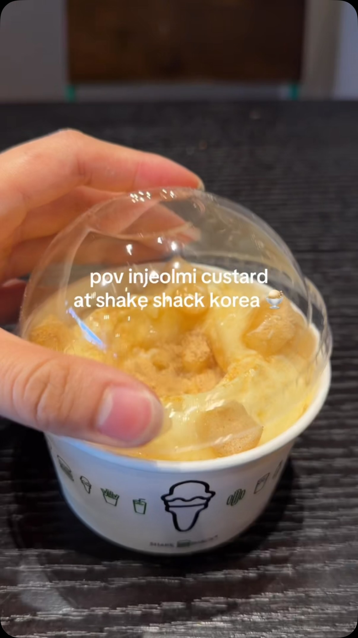 Shake Shack Hongdae's Unique Injeolmi Custard