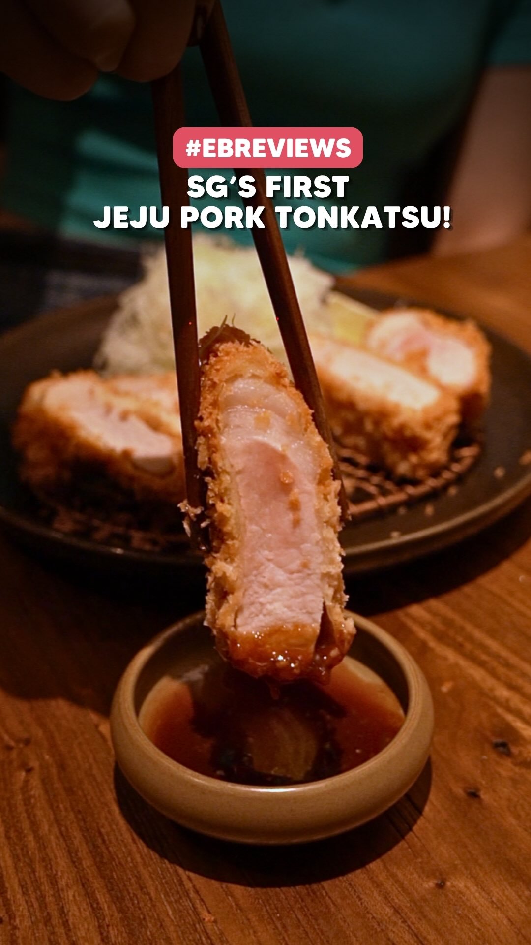 Singapore's First Jeju Pork Tonkatsu Experience