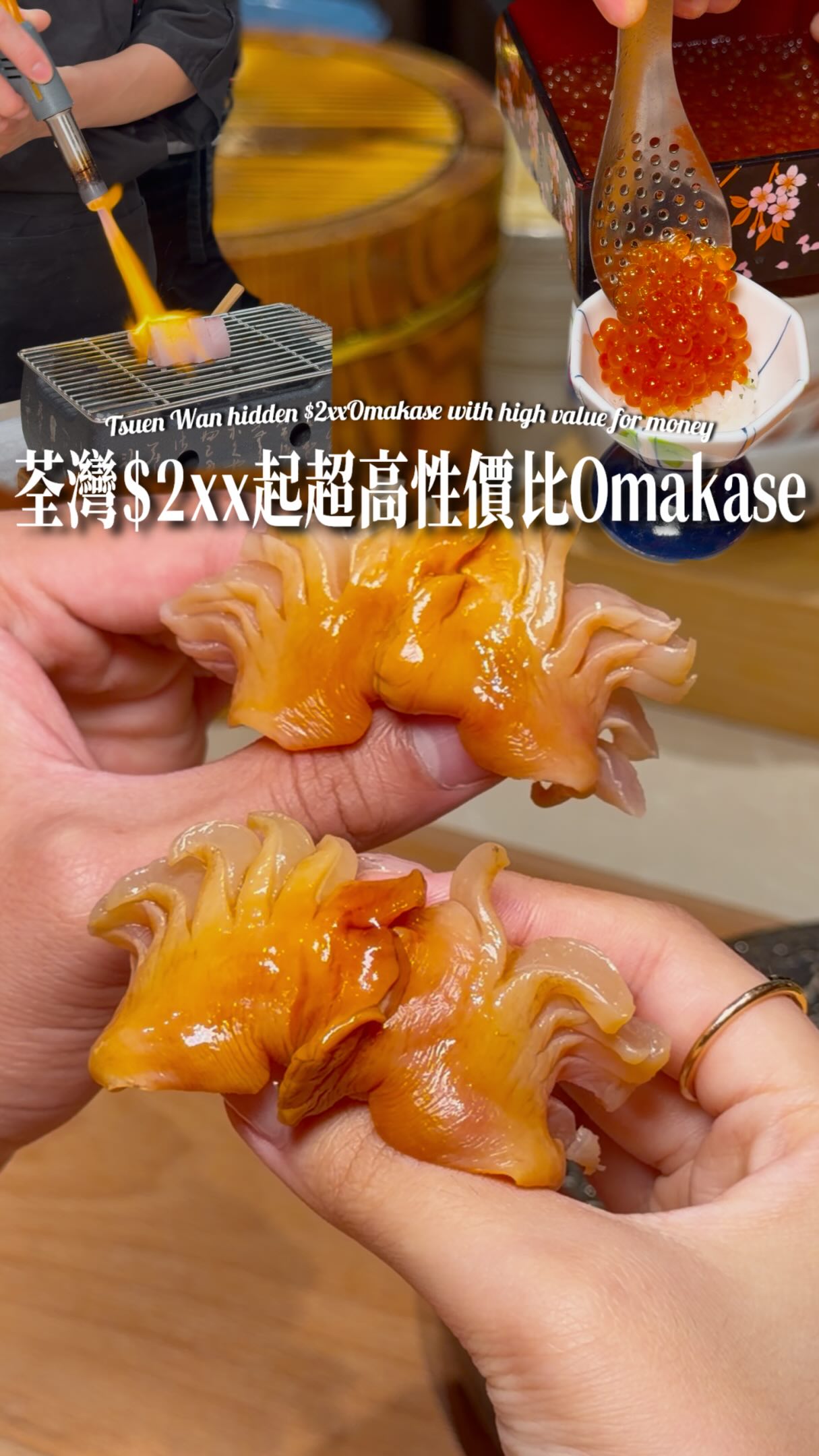 Tsuen Wan Omakase With Generous Uni And Salmon Roe