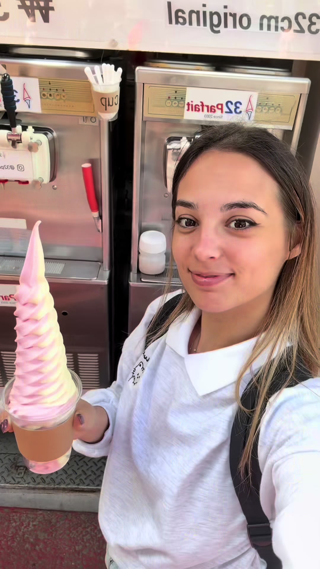 Giant Ice Cream Cone at 32 Parfait