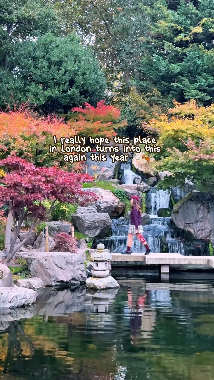 Autumn Colors Bloom in London's Japanese Garden