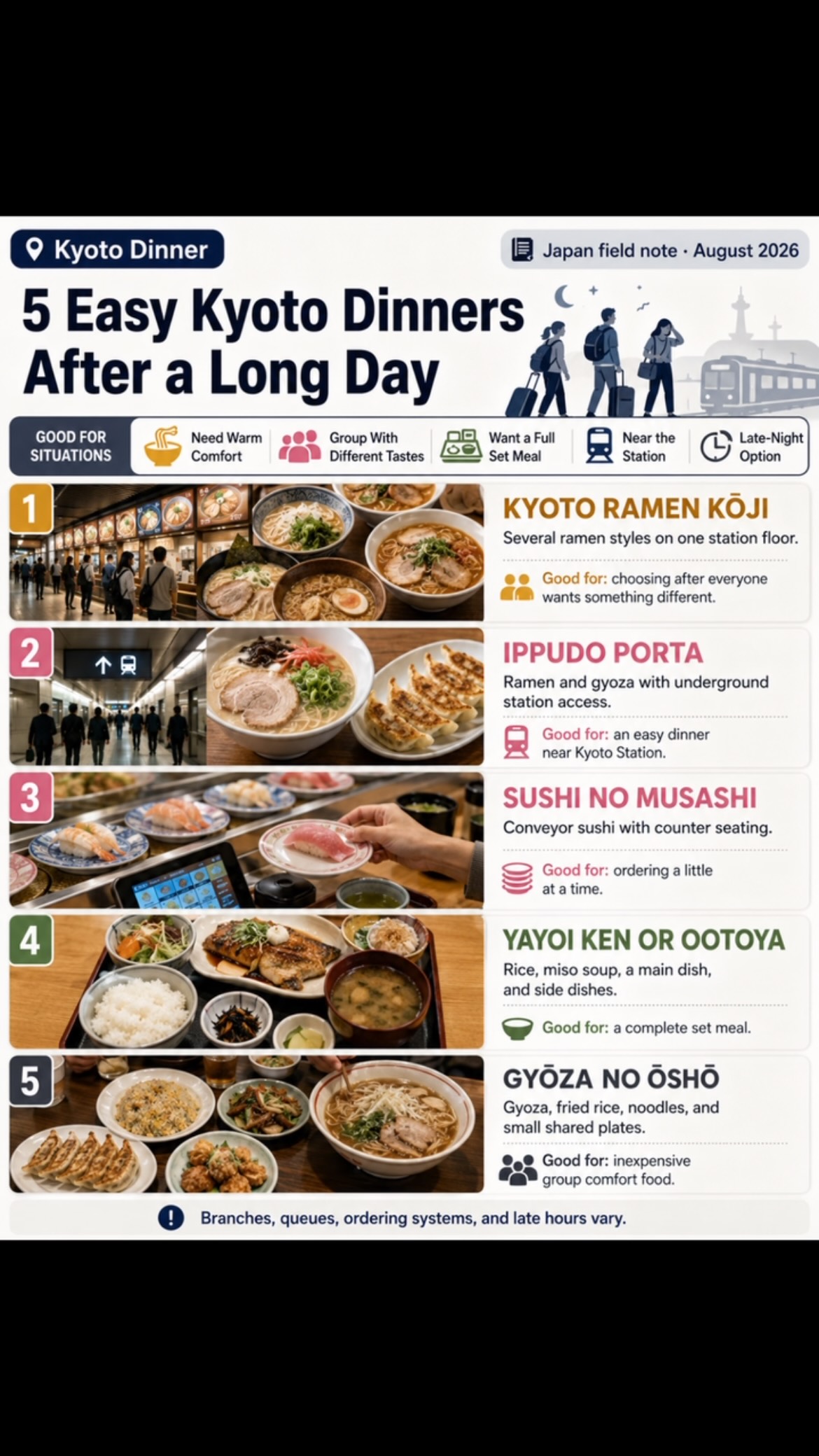 Kyoto Station Area Dining Destinations