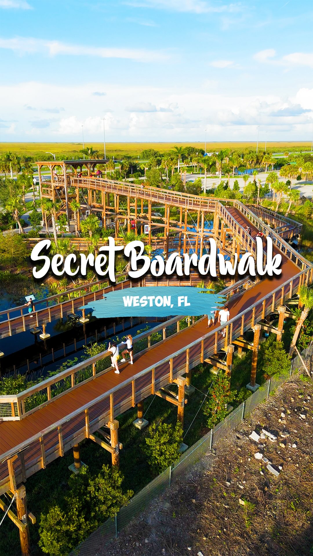 Everglades Boardwalk For Sunset Strolls