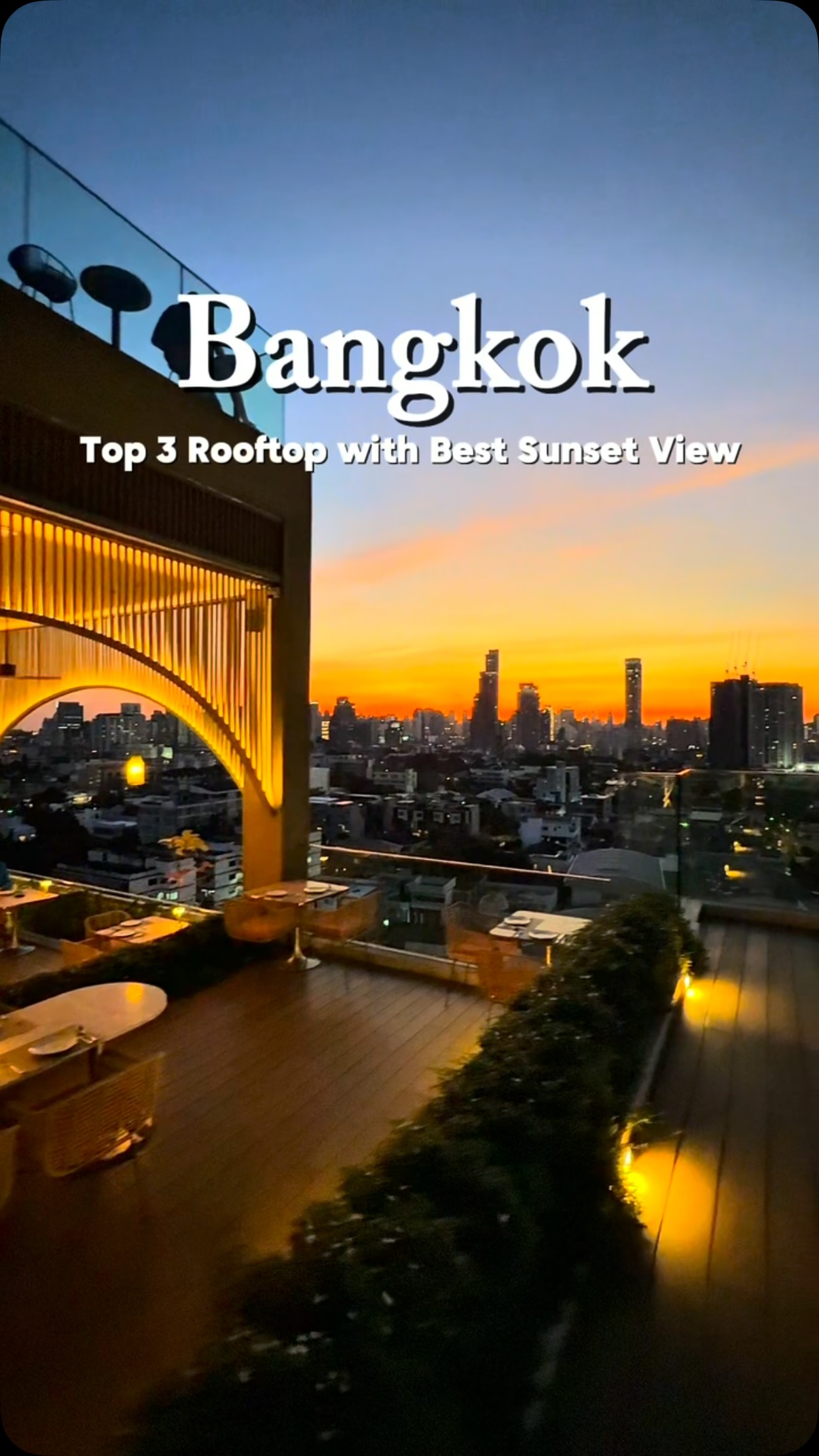 Bangkok Rooftops For Unforgettable Sunset Views
