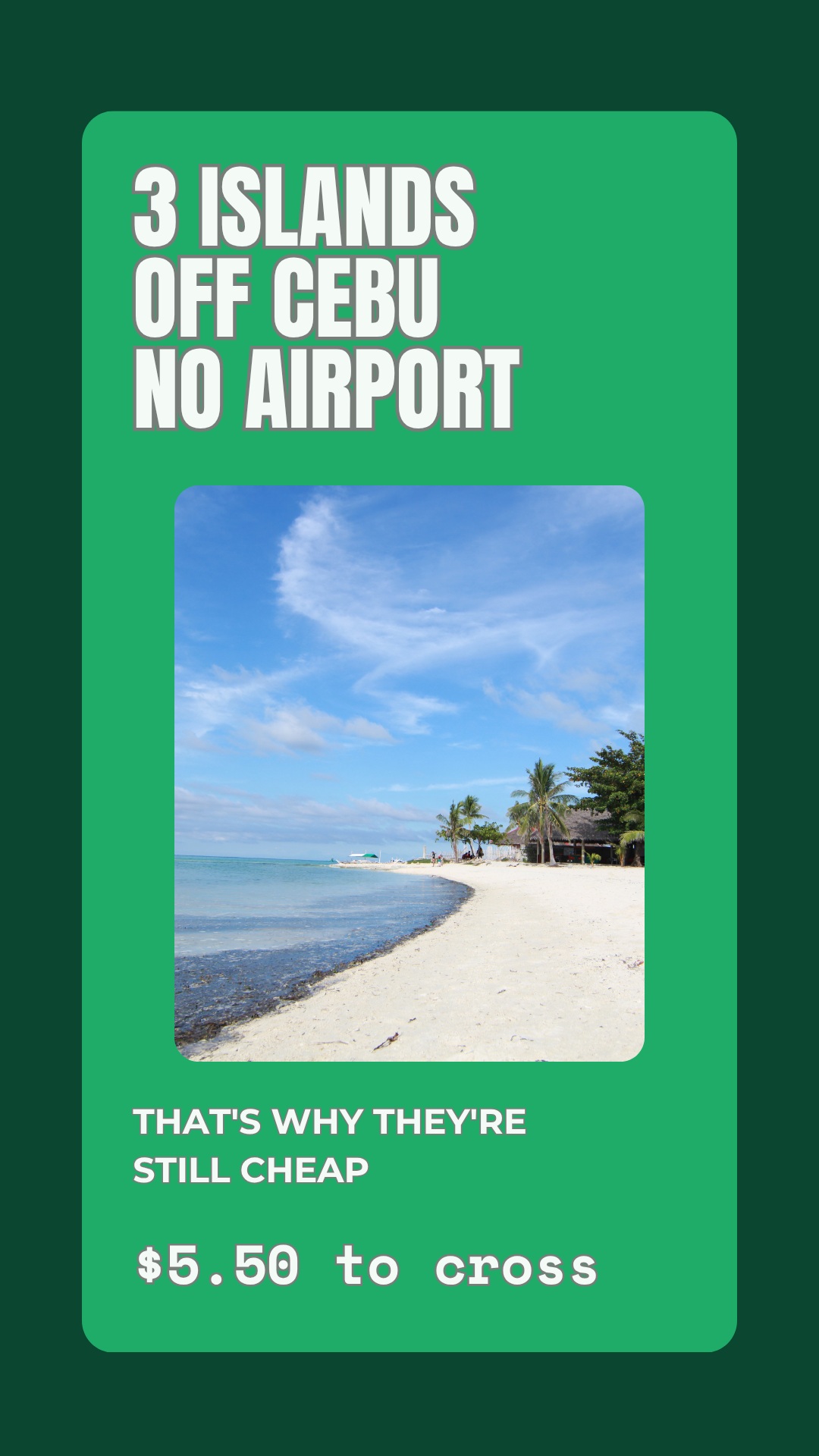 Cebu's Unspoiled Islands Offer Affordable Beach Escapes