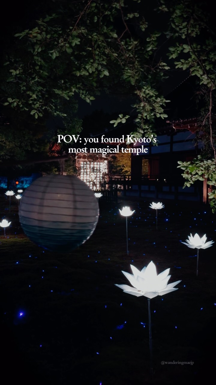 Shōren-in Temple's Enchanting Night Illumination