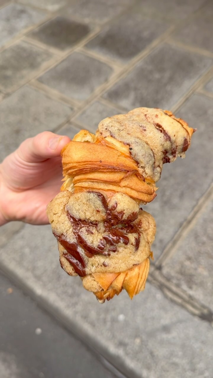Paris's First Cookie Croissant From Maison Louvard