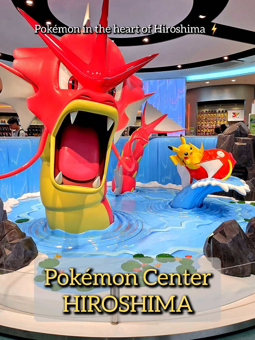 Hiroshima Station's Pokémon Center for Local Souvenirs