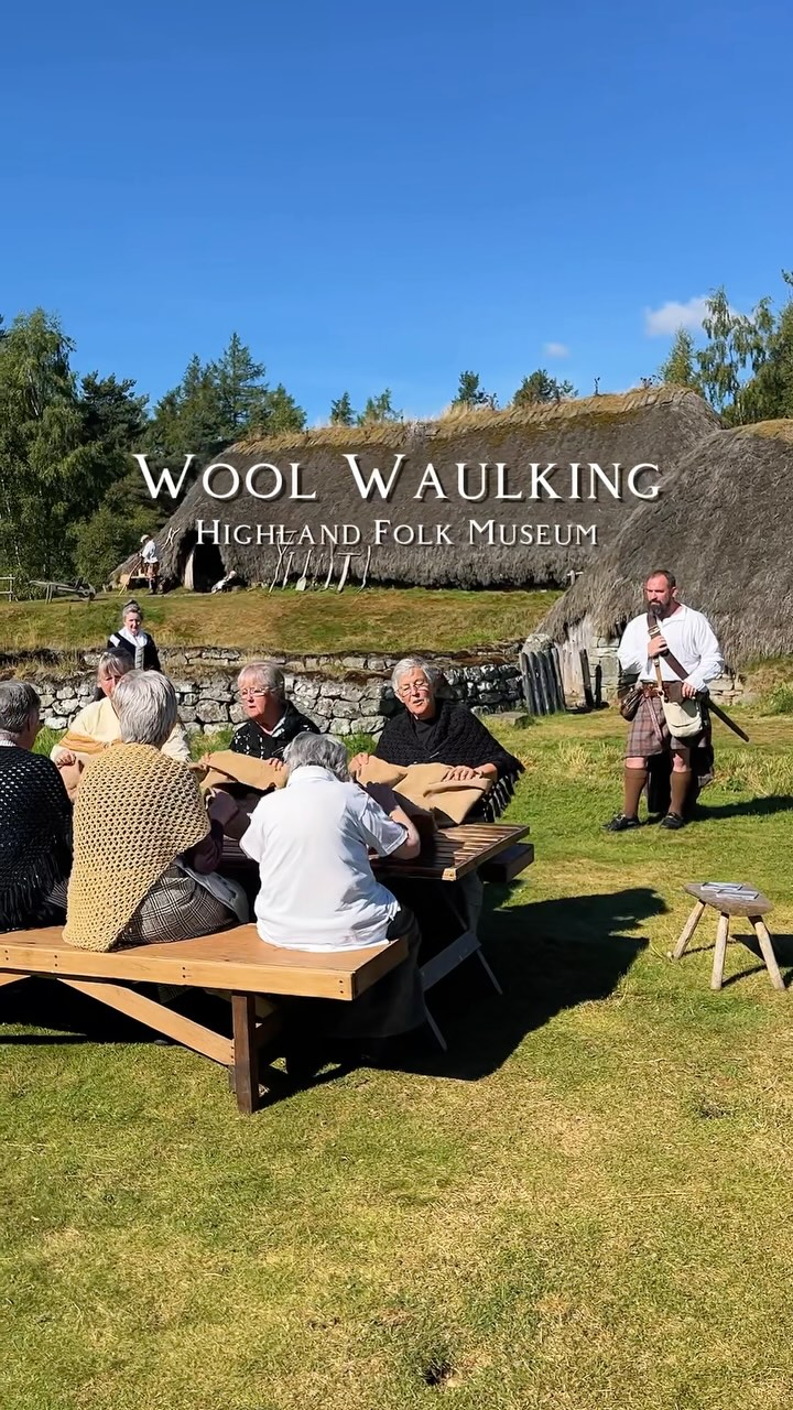 Highland Folk Museum Wool Waulking Event