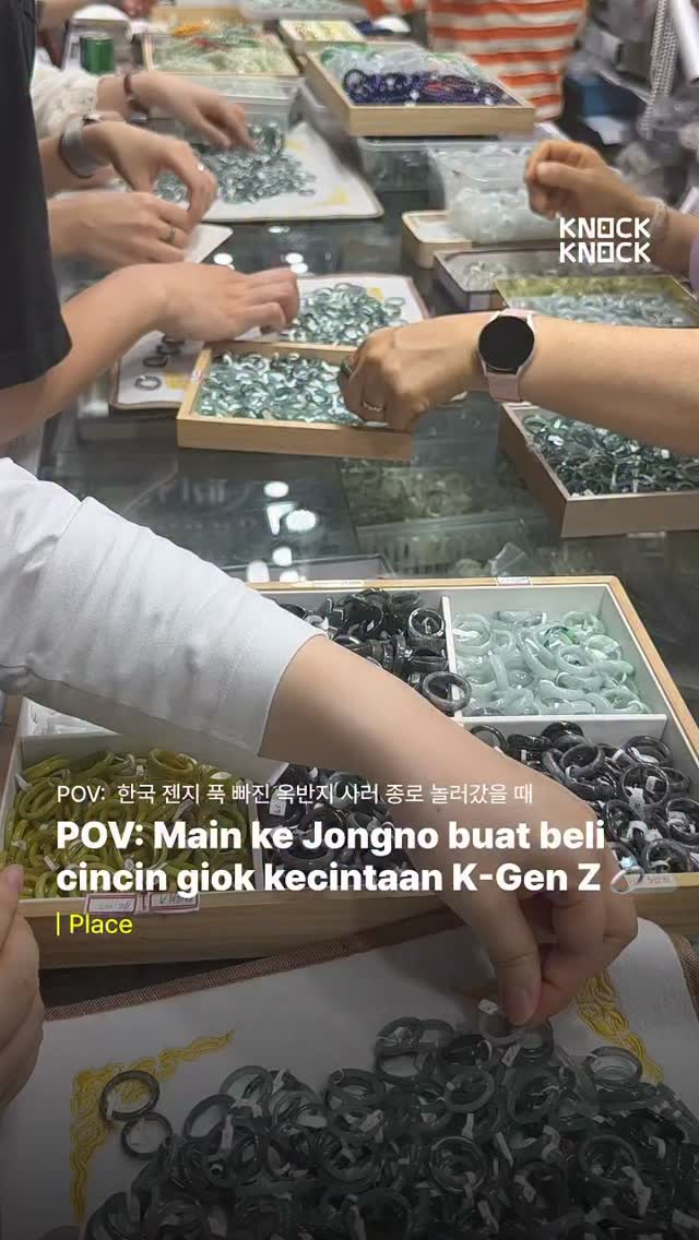 Jongno Jewelry Street's Viral Jade Ring Trend