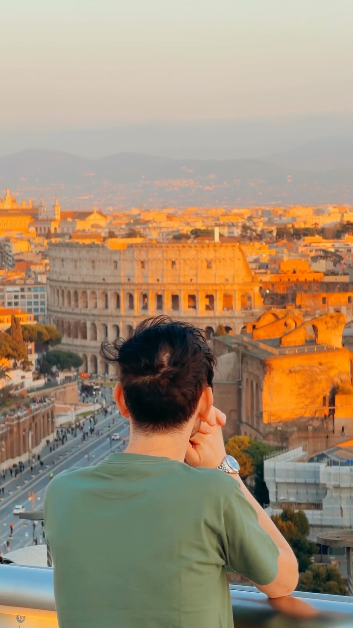 Rome's Monument to Victor Emmanuel II For Sunset Views
