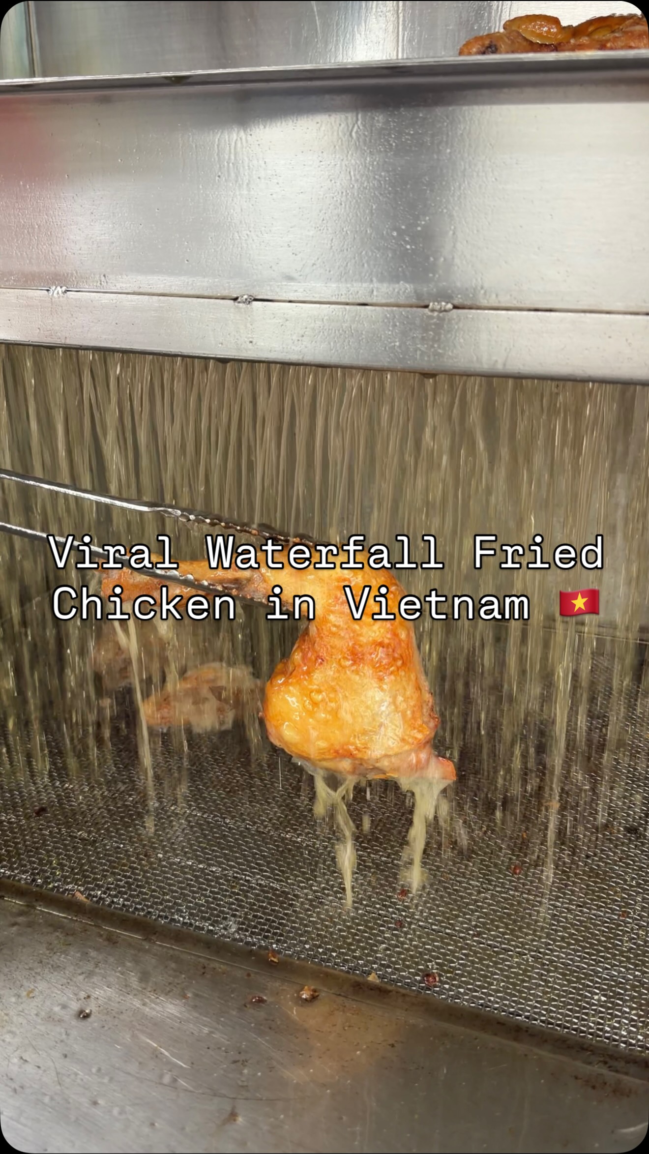 Viral Waterfall Fried Chicken and Robot Rice