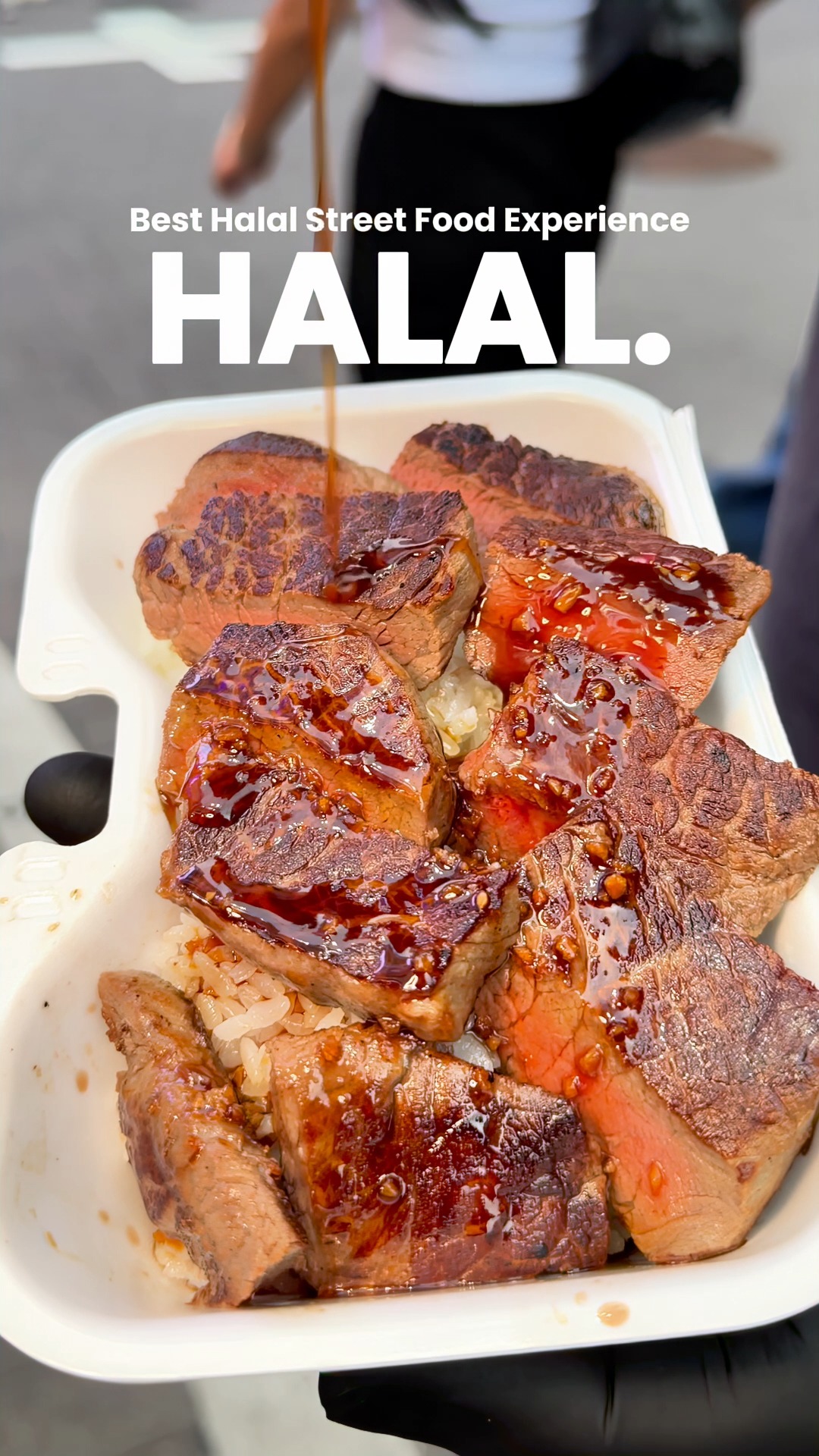 Halal Wagyu Stall Near Shibuya Station