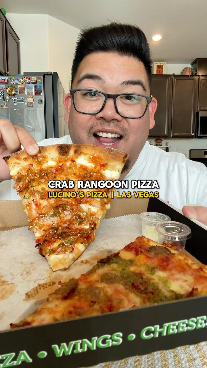 Crab Rangoon Pizza and Philly Cheesesteak