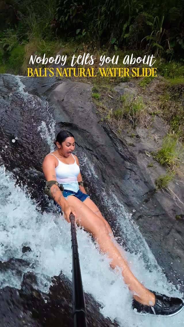 Bali's Natural Waterslide and Sekumpul Waterfall