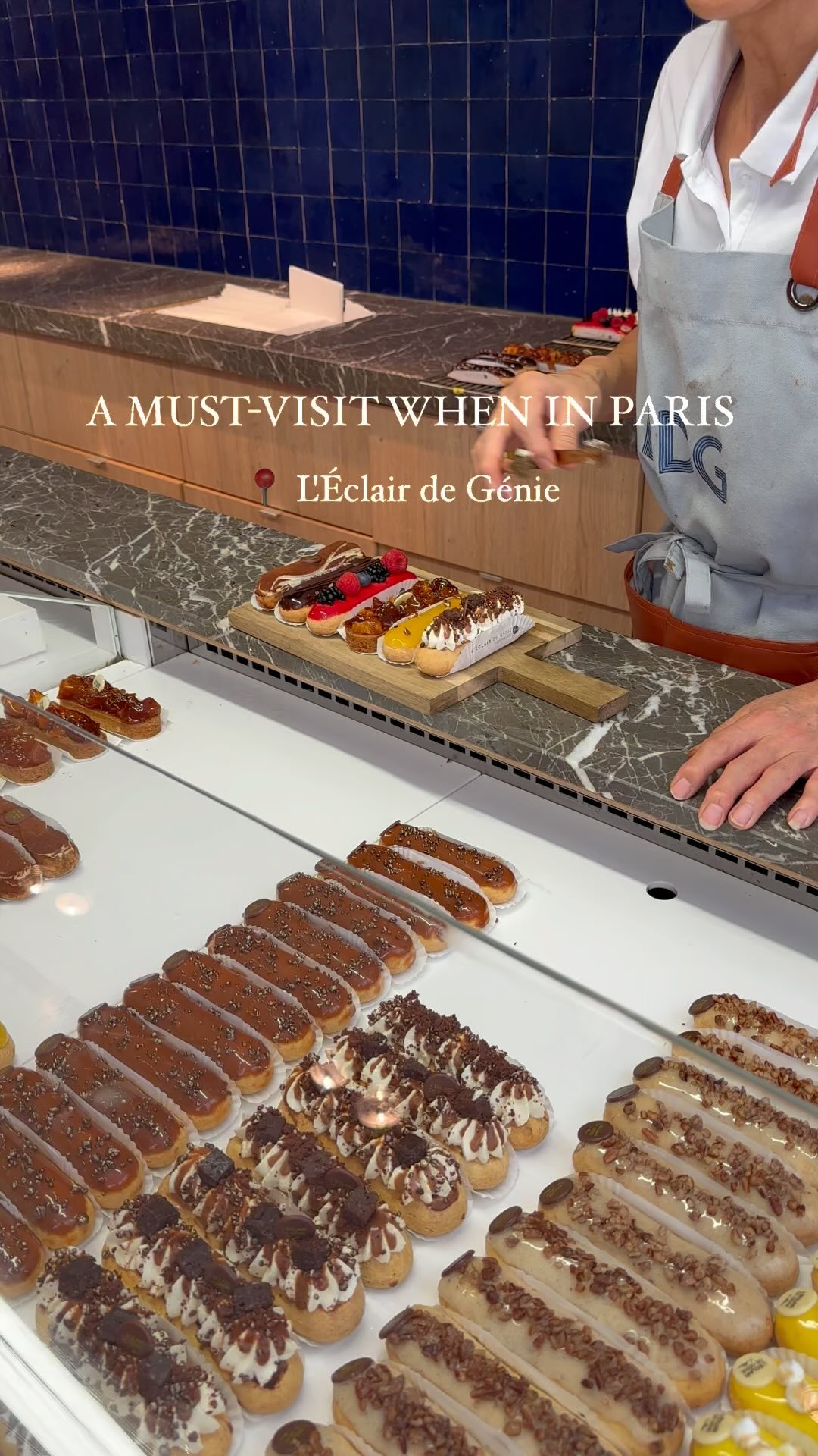 Parisian Patisseries Featuring Artful Éclairs