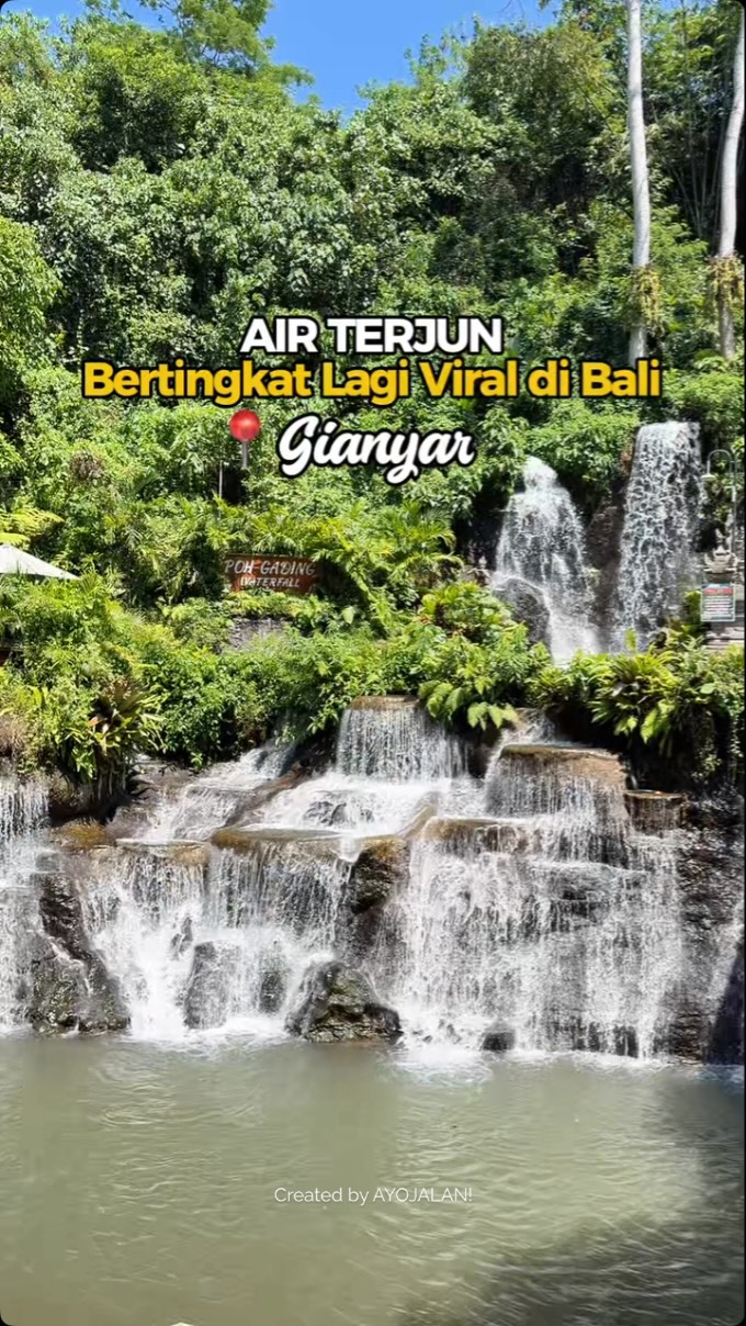Poh Gading Waterfall: Bali's Viral Natural Beauty