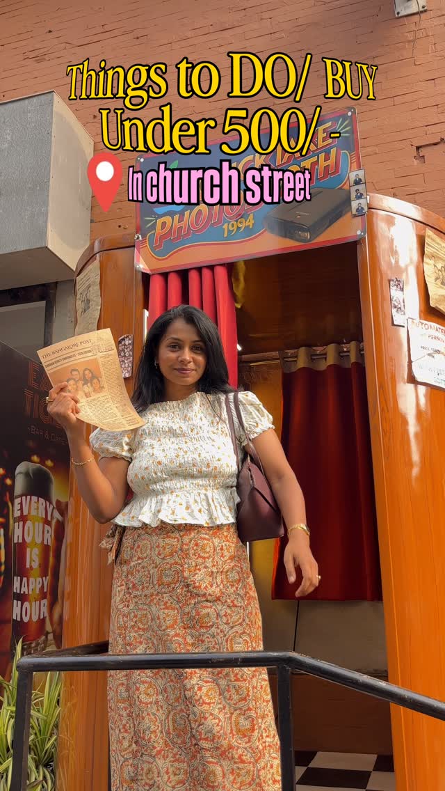 Unique Stores on Church Street and MG Road