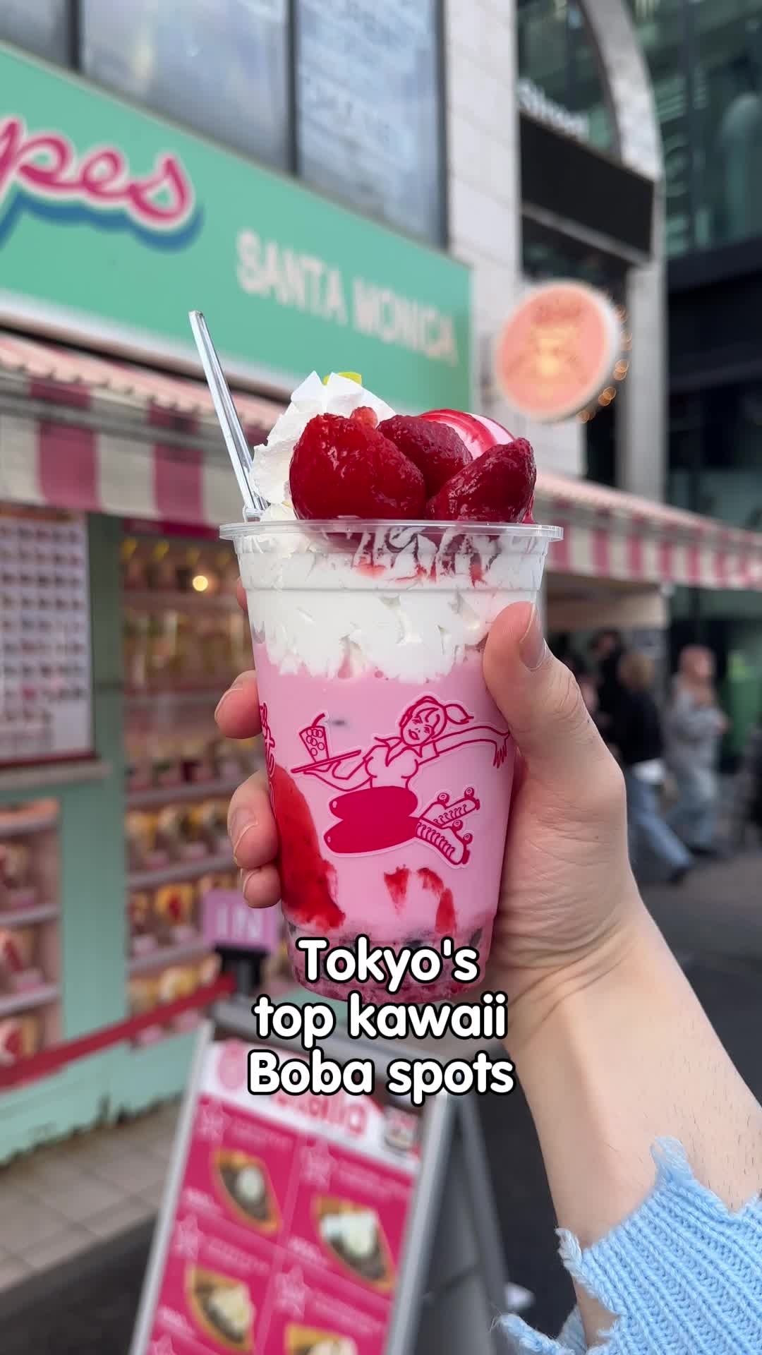 Kawaii Boba Shops In Tokyo's Harajuku District