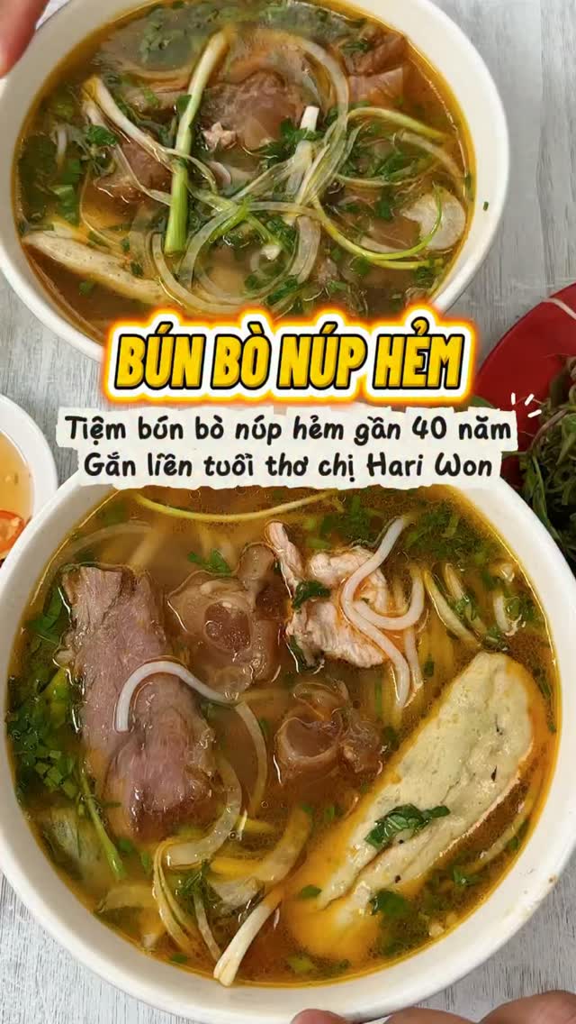 Bún Bò Núp Hẻm: A Beloved Childhood Noodle Spot