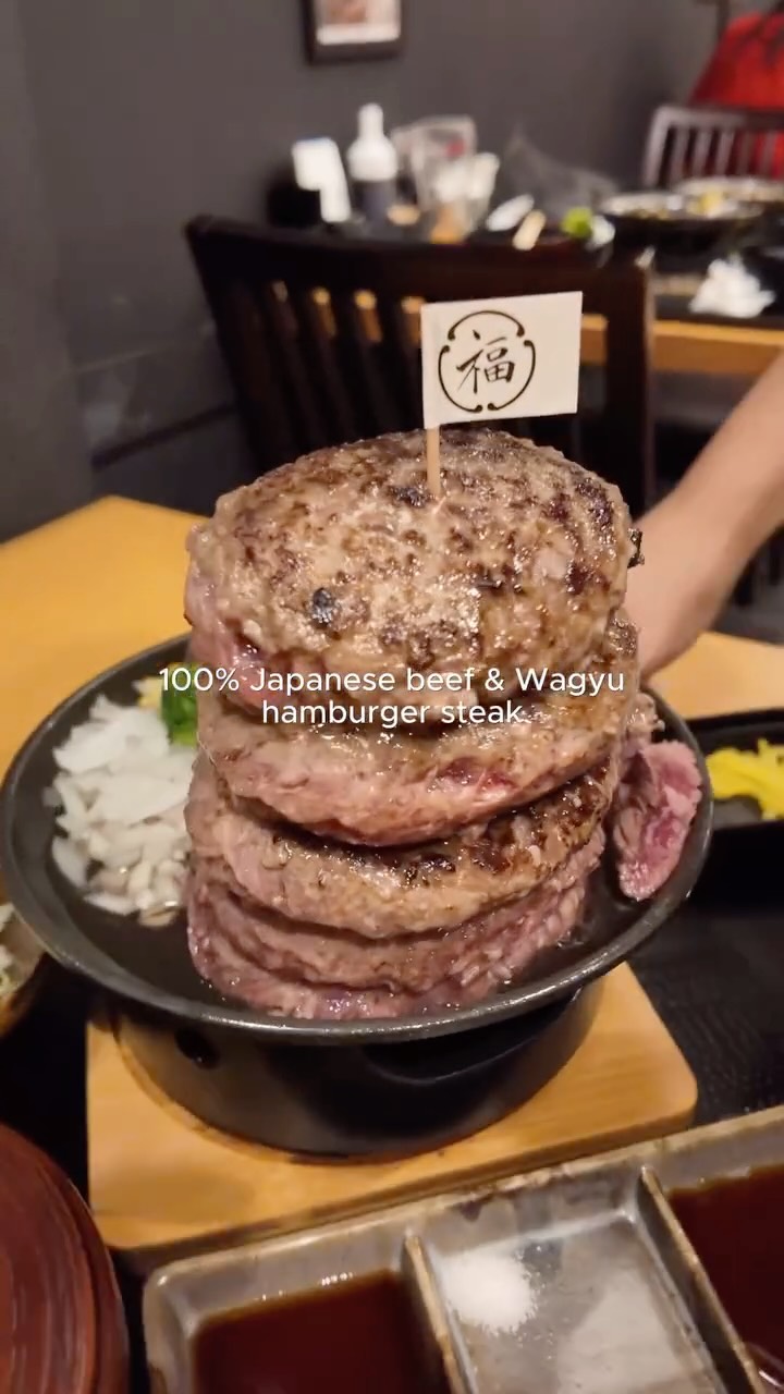 Grill Your Own Wagyu Hamburg Steak At Fukuyoshi