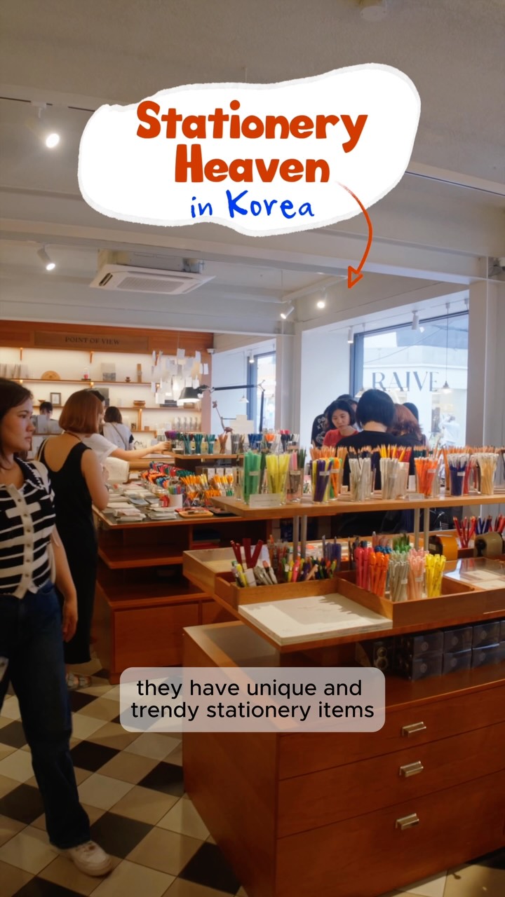 Seoul's Point Of View: A Trendy Stationery Shop