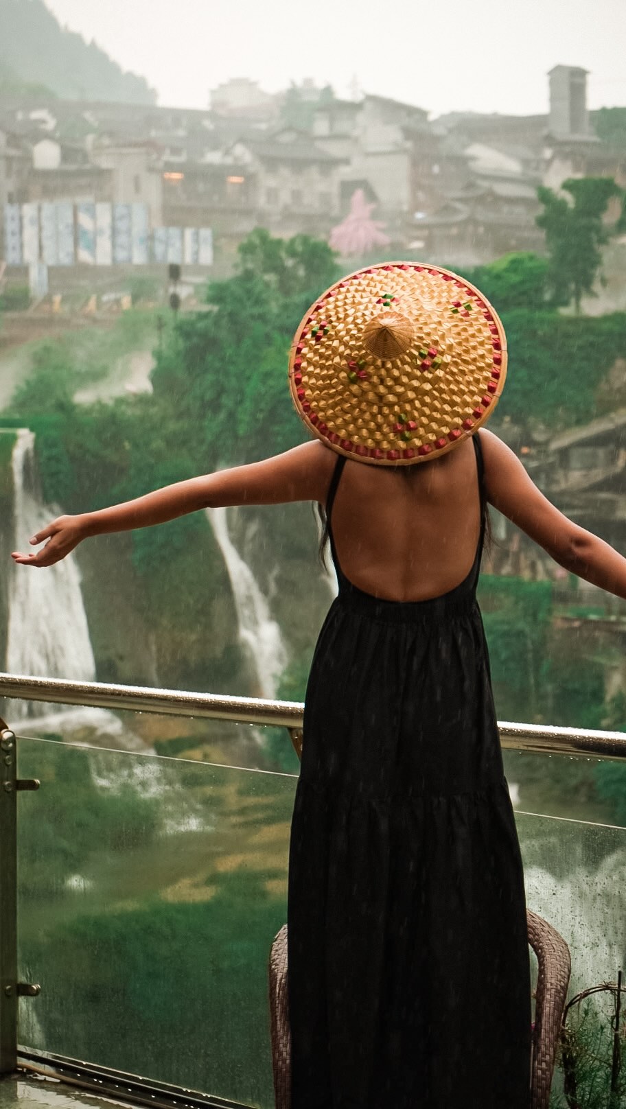 Waterfalls And Ancient Towns In China