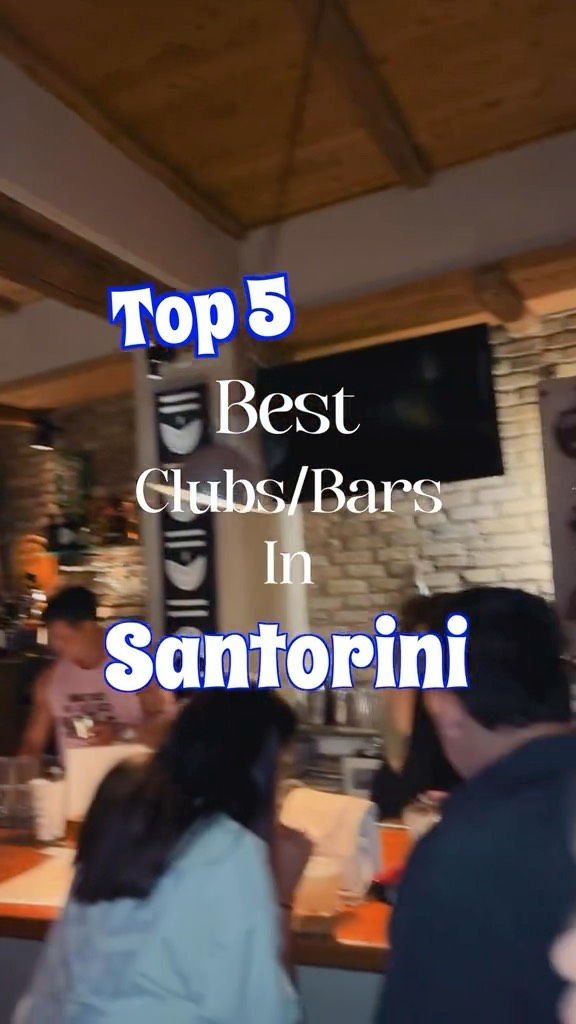 Top Santorini Nightlife Spots For Your Vacation