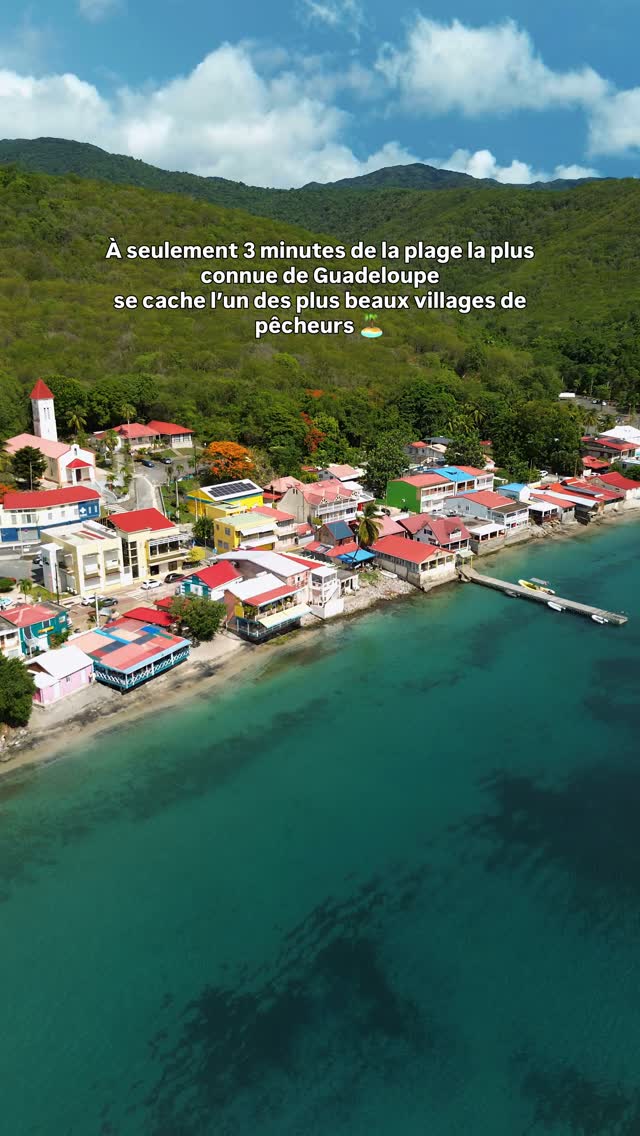 Deshaies Village and Grande Anse Beach