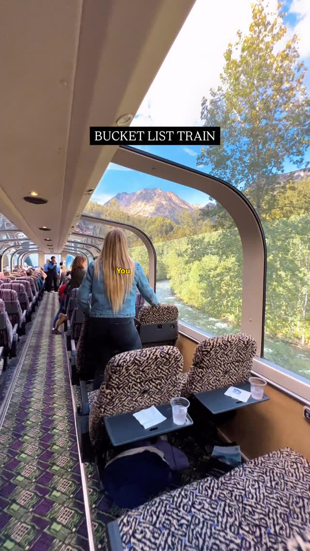 Alaska Train Journey Through Denali National Park