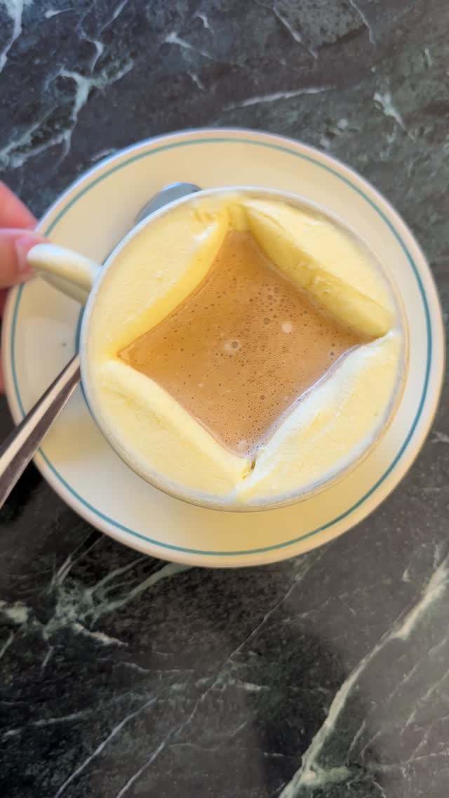 Affogato Gelato at Gelateria Umberto 1934