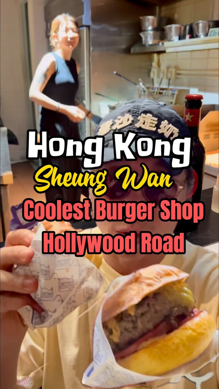 Hong Kong's Hollywood Road & Poppy Burger Shop