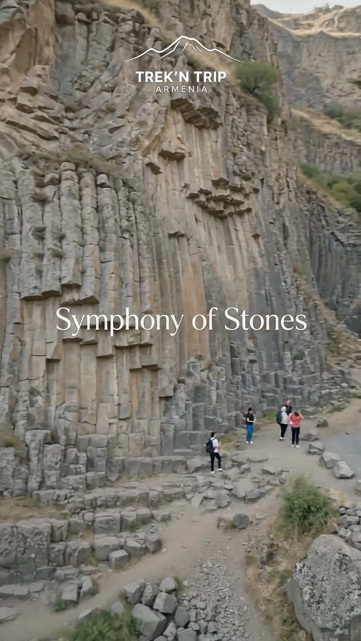 Nature's Basalt Organ Pipes In Garni Gorge