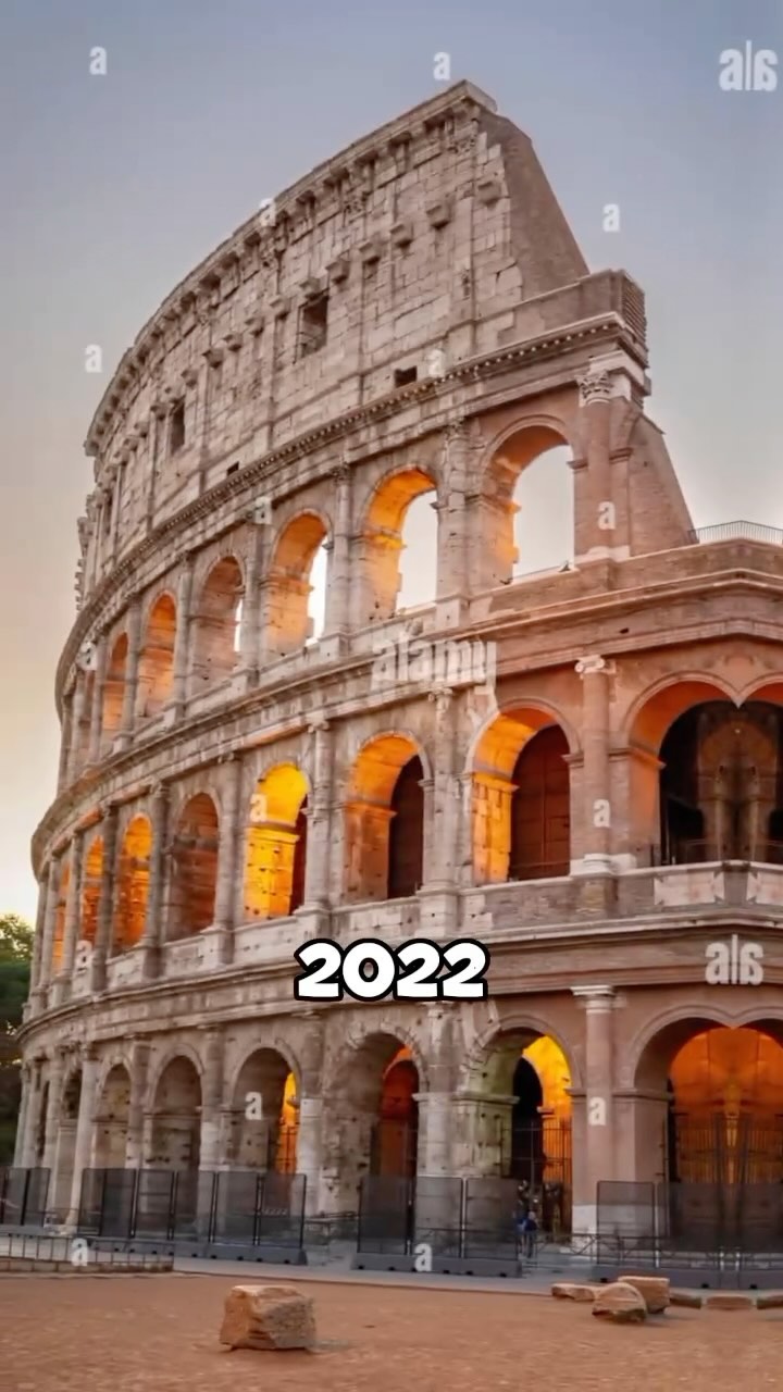 Iconic Roman Colosseum Amphitheater