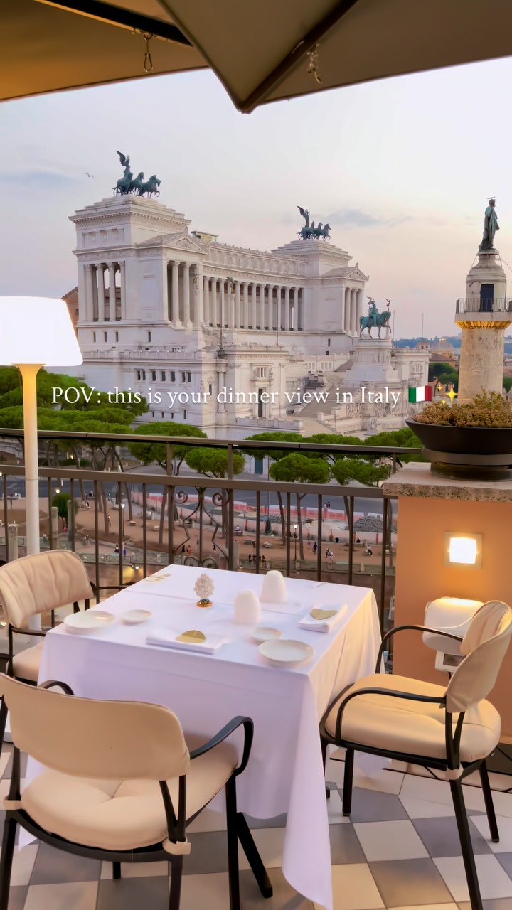 Rome Restaurants With Views Of The Vittoriano